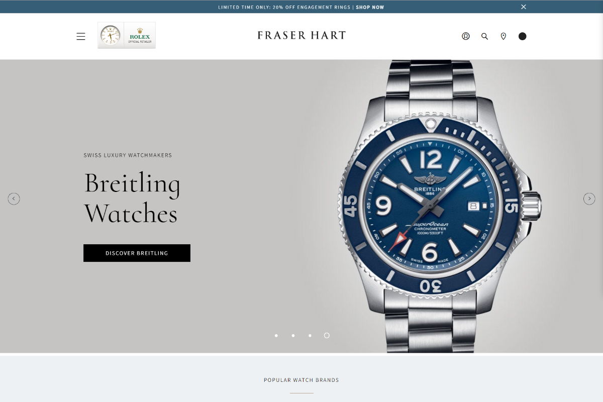 Fraser hotsell hart breitling